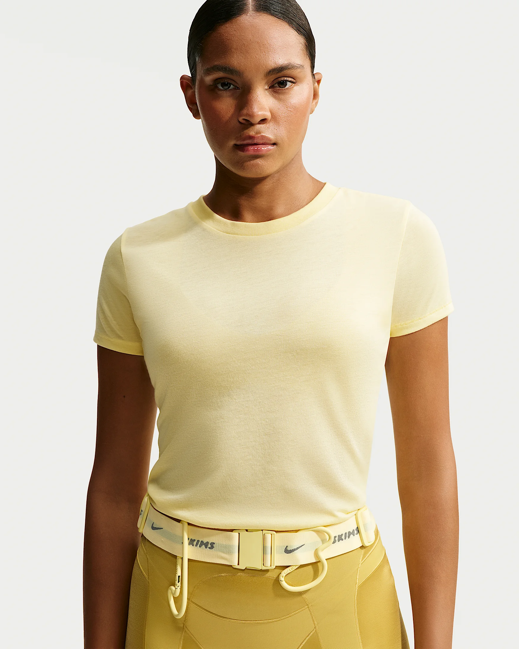 NikeSKIMS Performance Cotton Blend Women's Short-Sleeve Top - 1