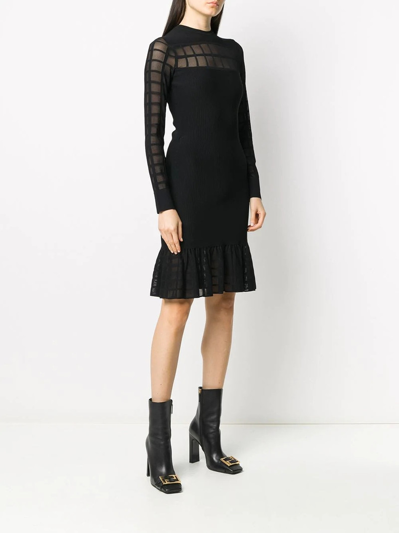 Ottoman knit mini dress 3