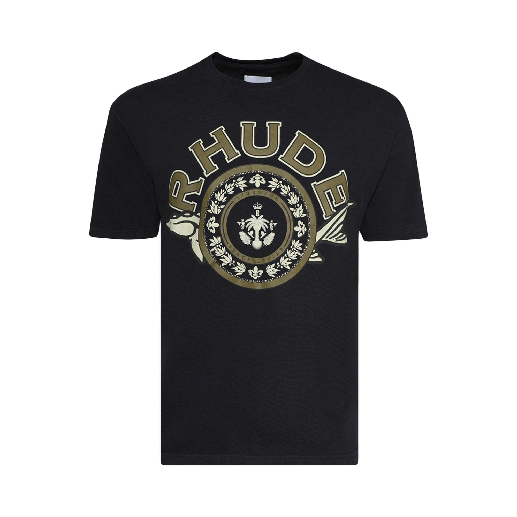 Rhude Black Caviar Tee 'Vintage Black' - 1