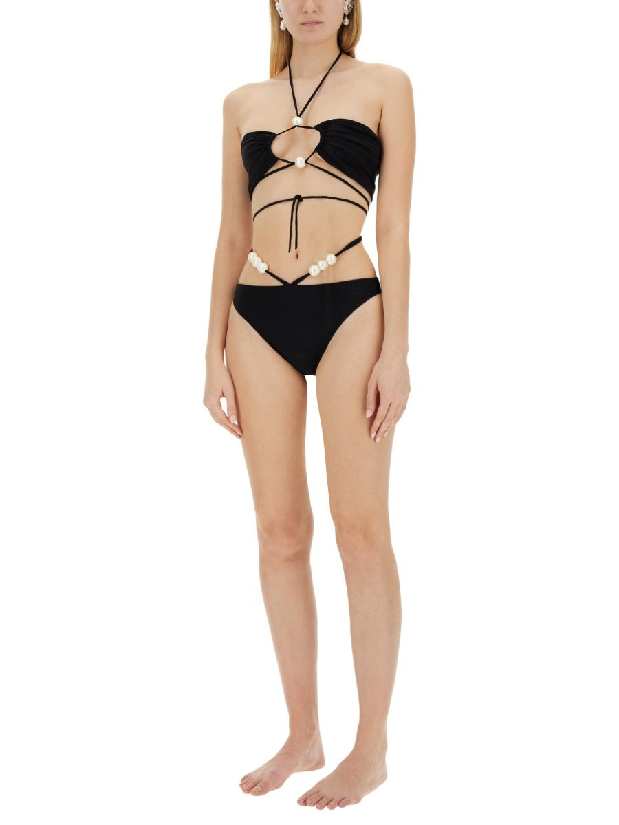 Magda Butrym Women Pearl Bikini Top - 2