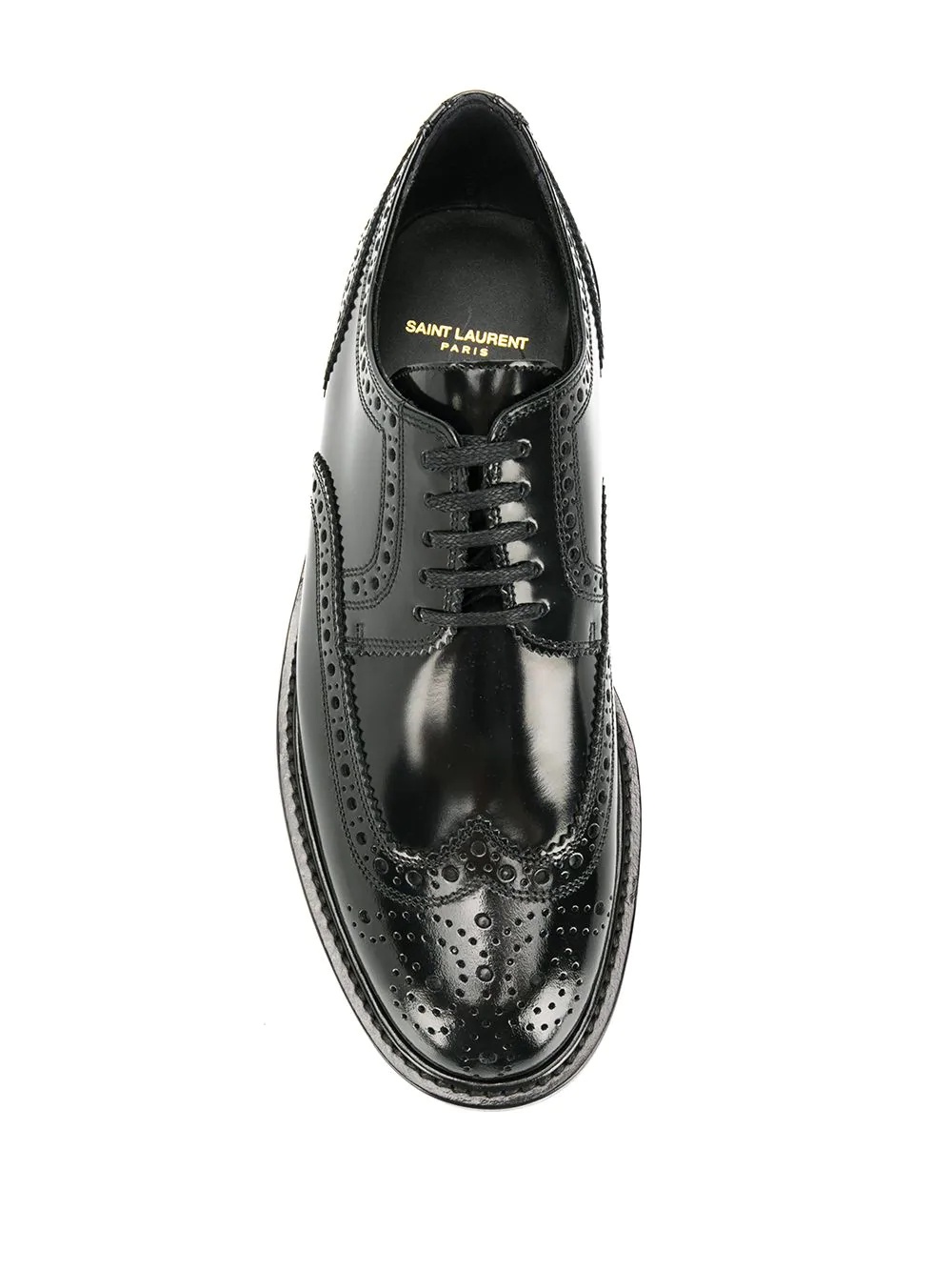 Army perforated derby shoes - 4