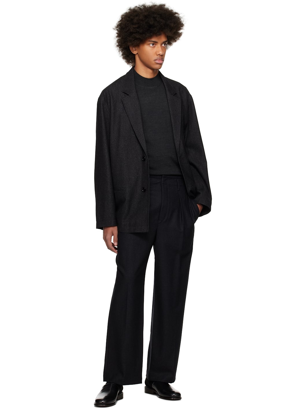 Gray Relaxed SB Workwear Blazer - 4