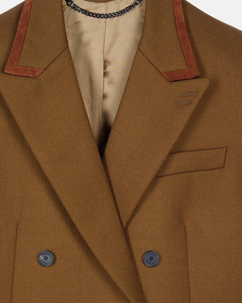 BROWN WOOL SUIT JACKET 6