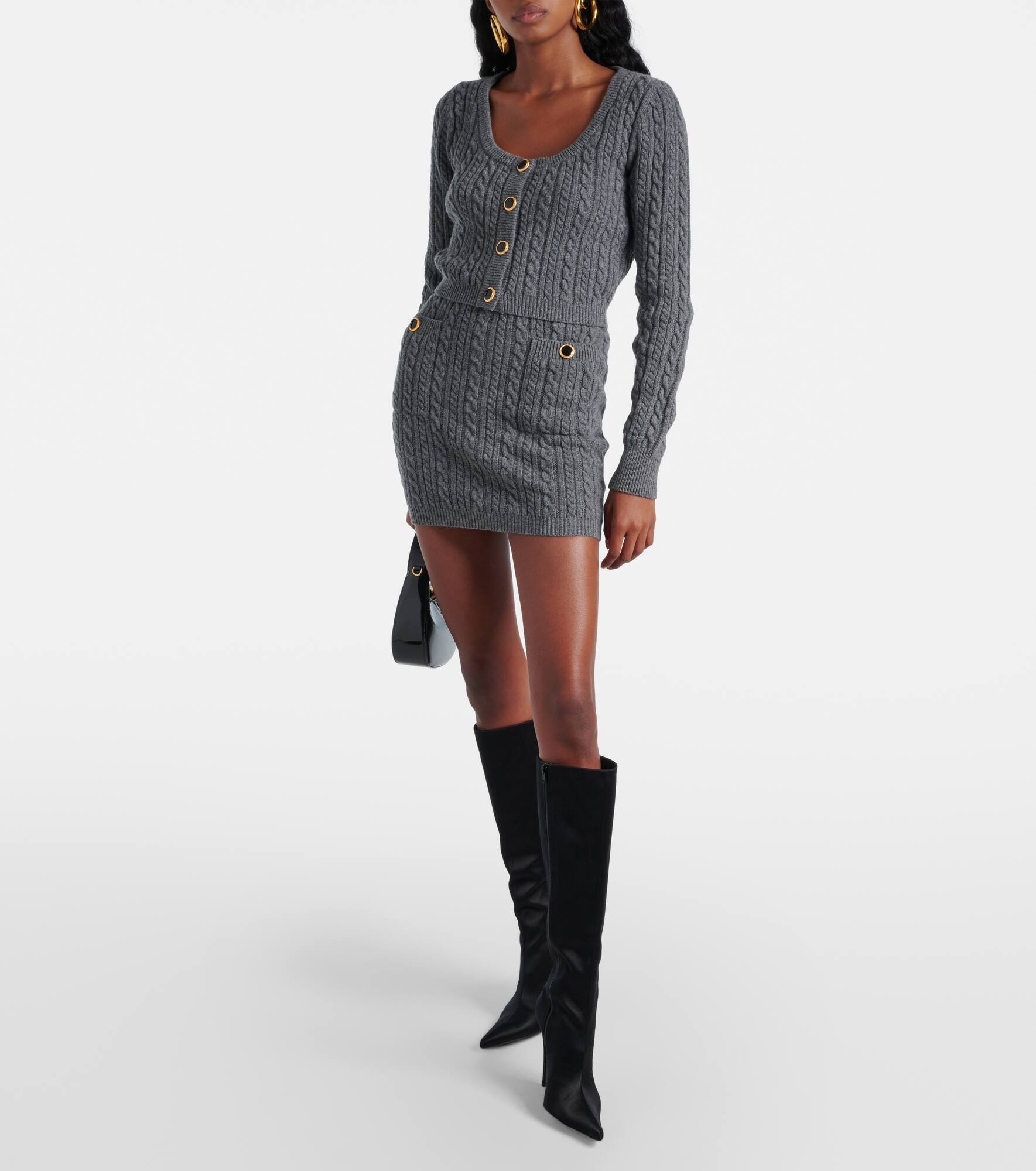 Cable-knit wool cardigan - 2