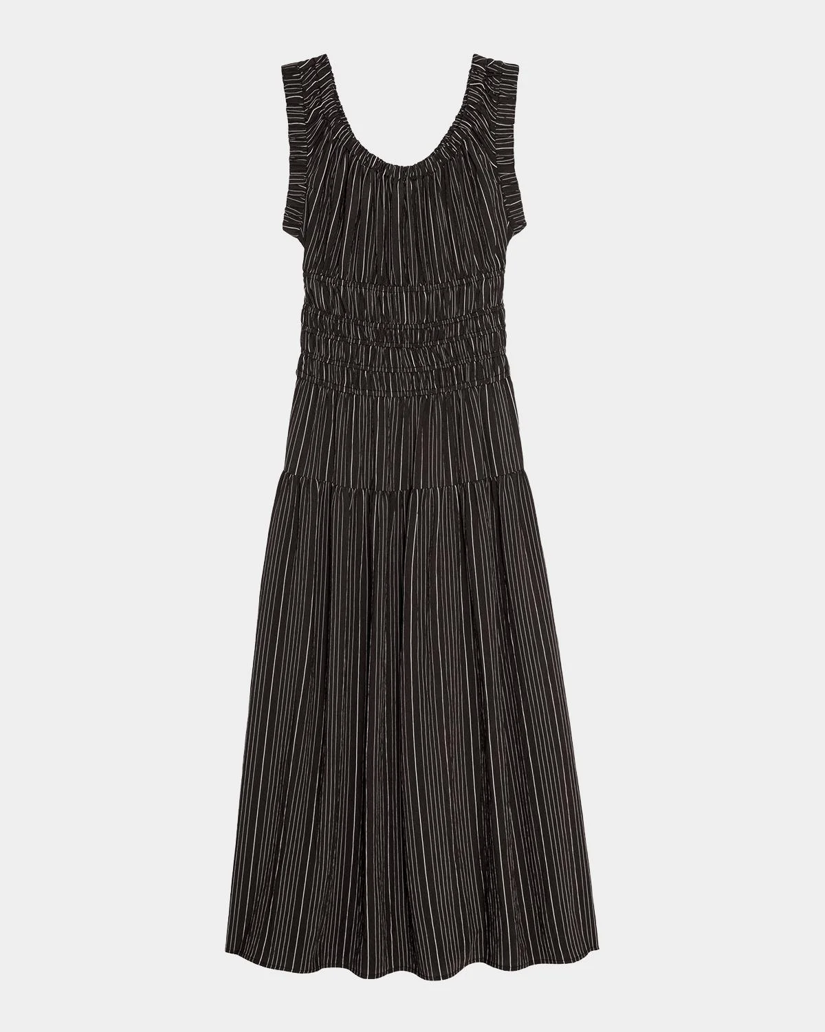 Anastasia Striped A-Line Maxi Dress - 1
