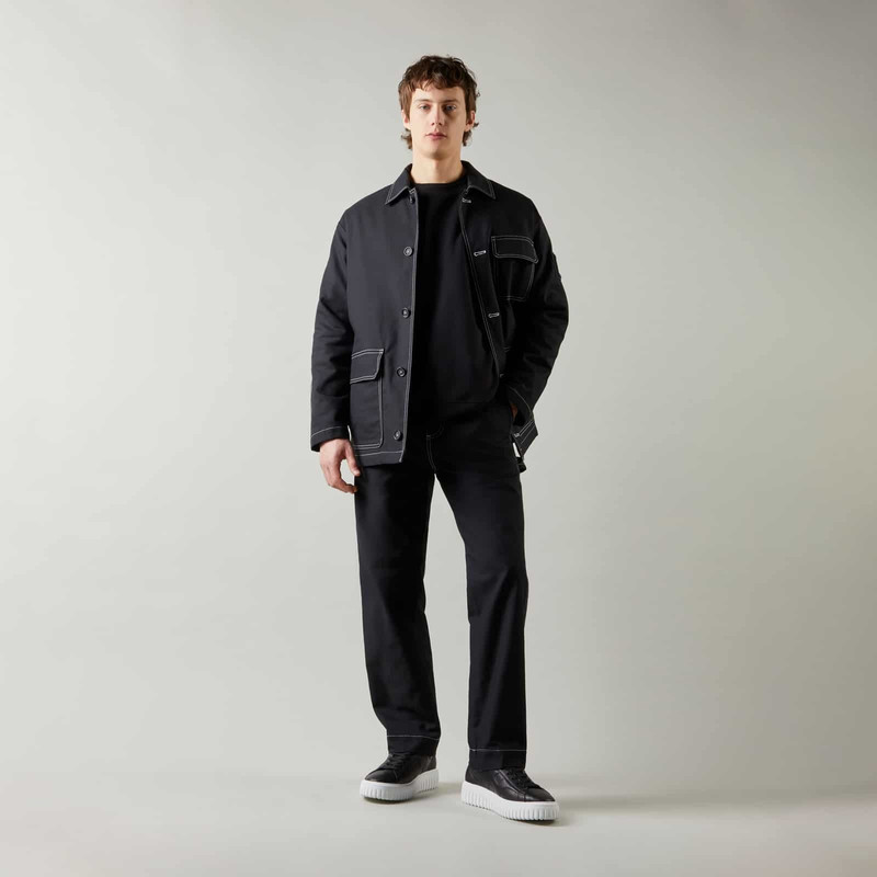 HOGAN Workwear Pants Black outlook
