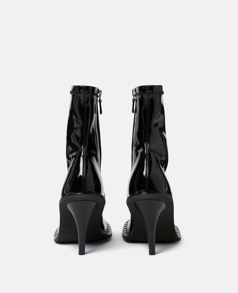 Stella McCartney Ryder Lacquered Stiletto Ankle Boots outlook