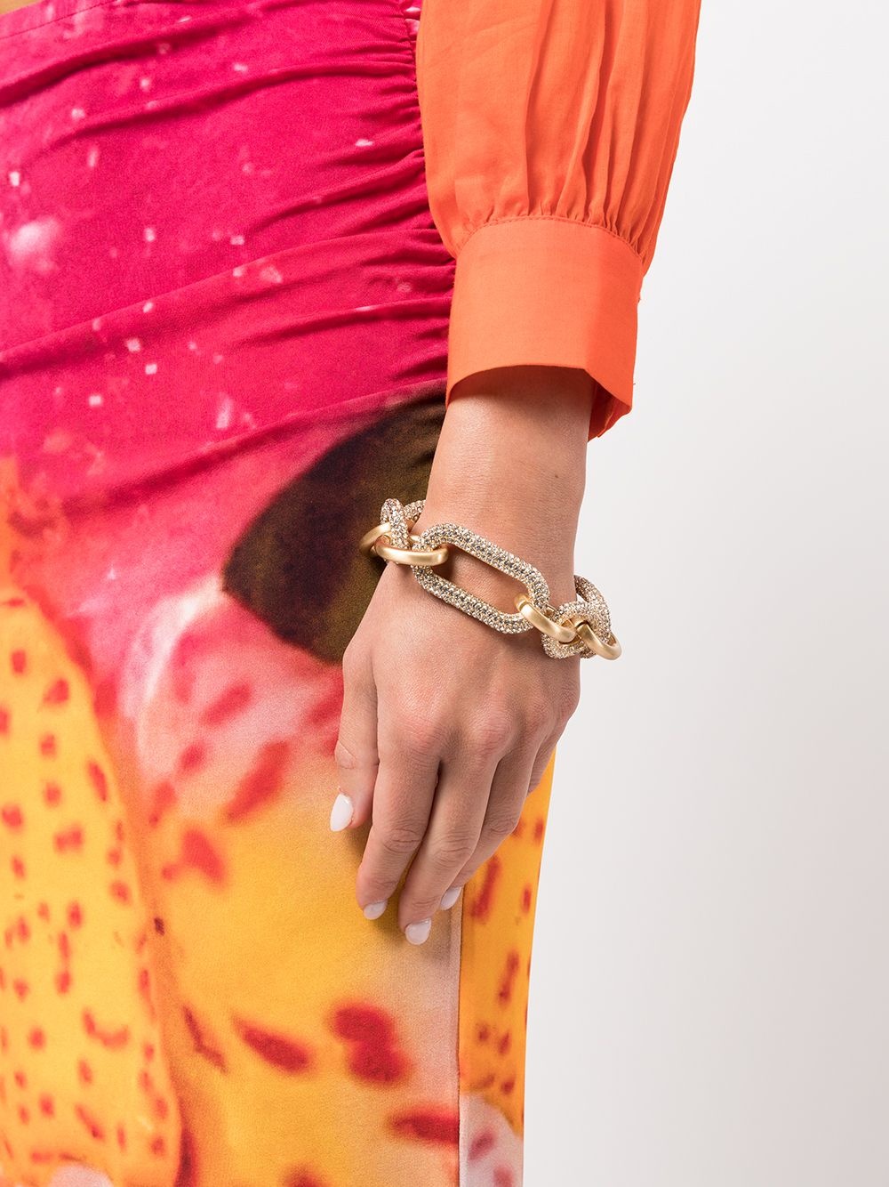 Reyes crystal-chain bracelet - 2