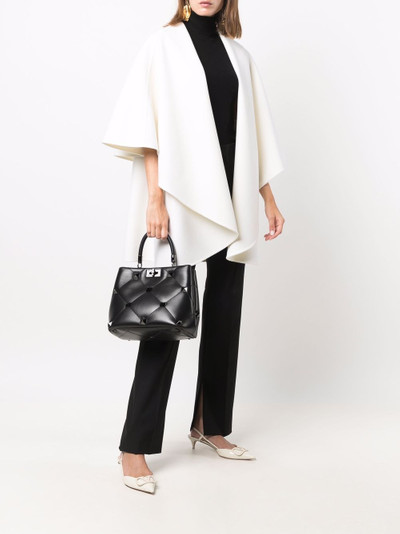 Valentino draped short cape outlook