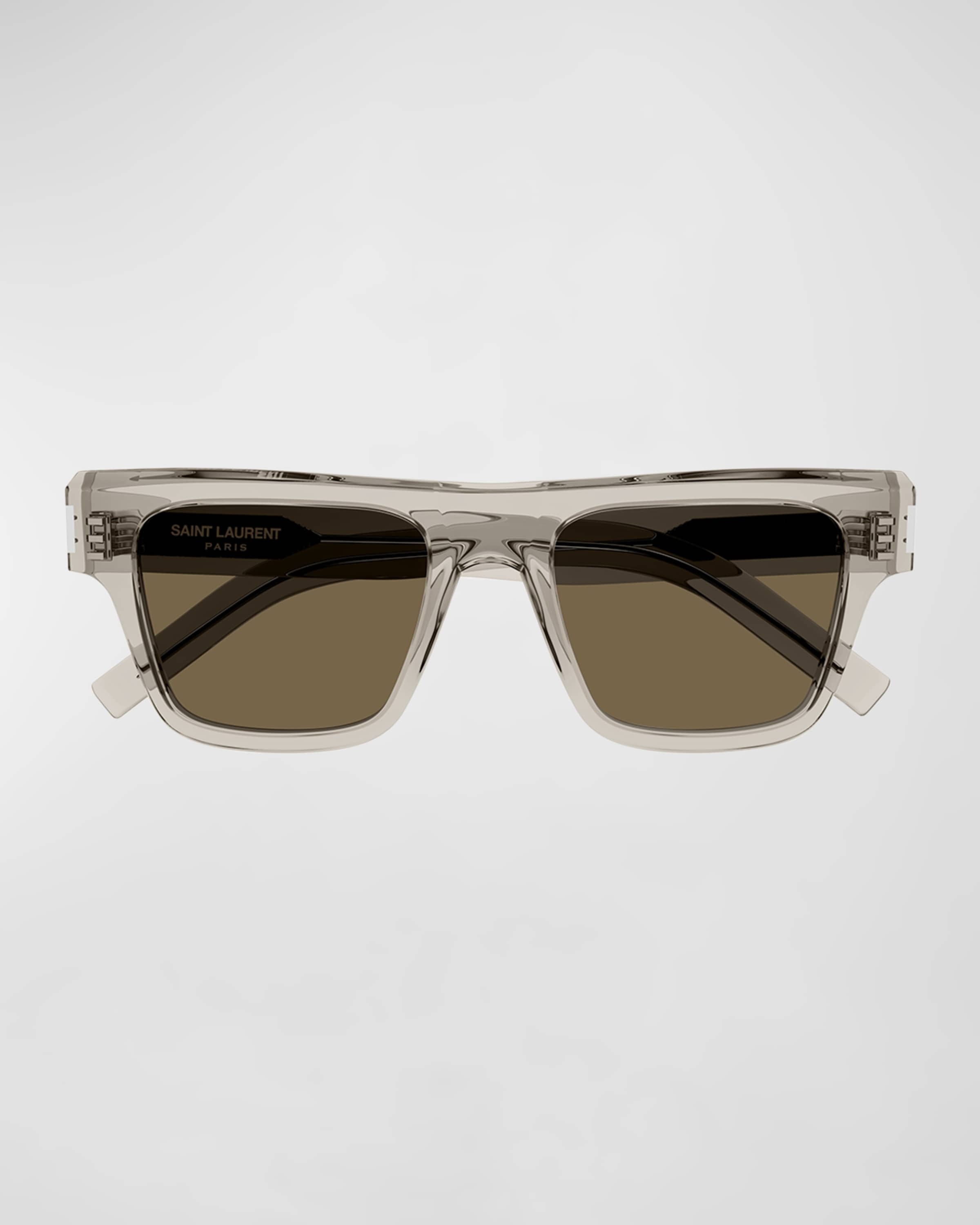 Men's SL 469 Acetate Rectangle Sunglasses - 3