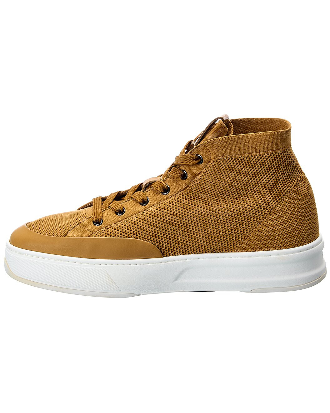 TODs Knit & Leather High-Top Sneaker - 2