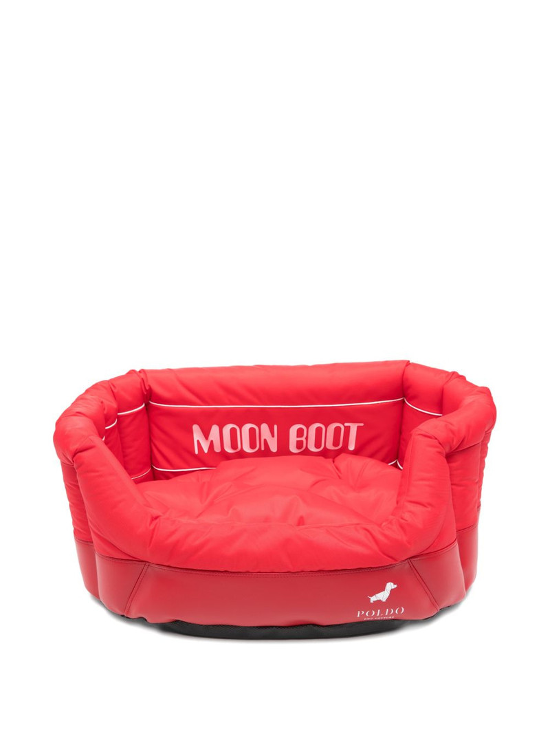 x Poldo Dog Couture logo-print dog bed 1