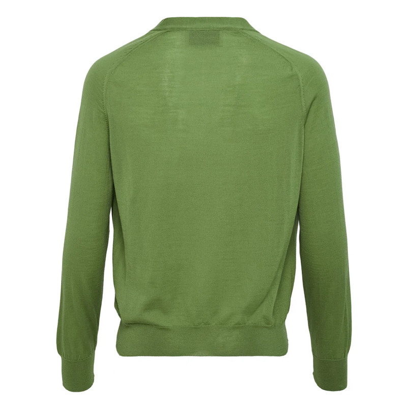 AMI Paris Cardigan With Contrasted AMI outlook