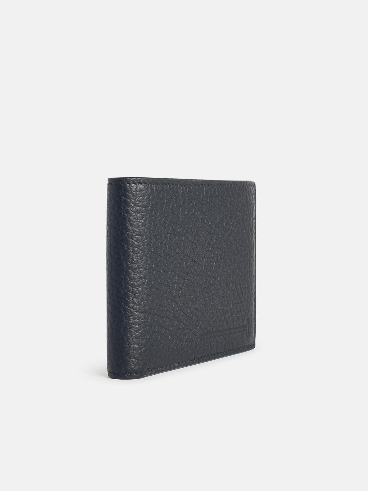 BLACK LEATHER WALLET - 2
