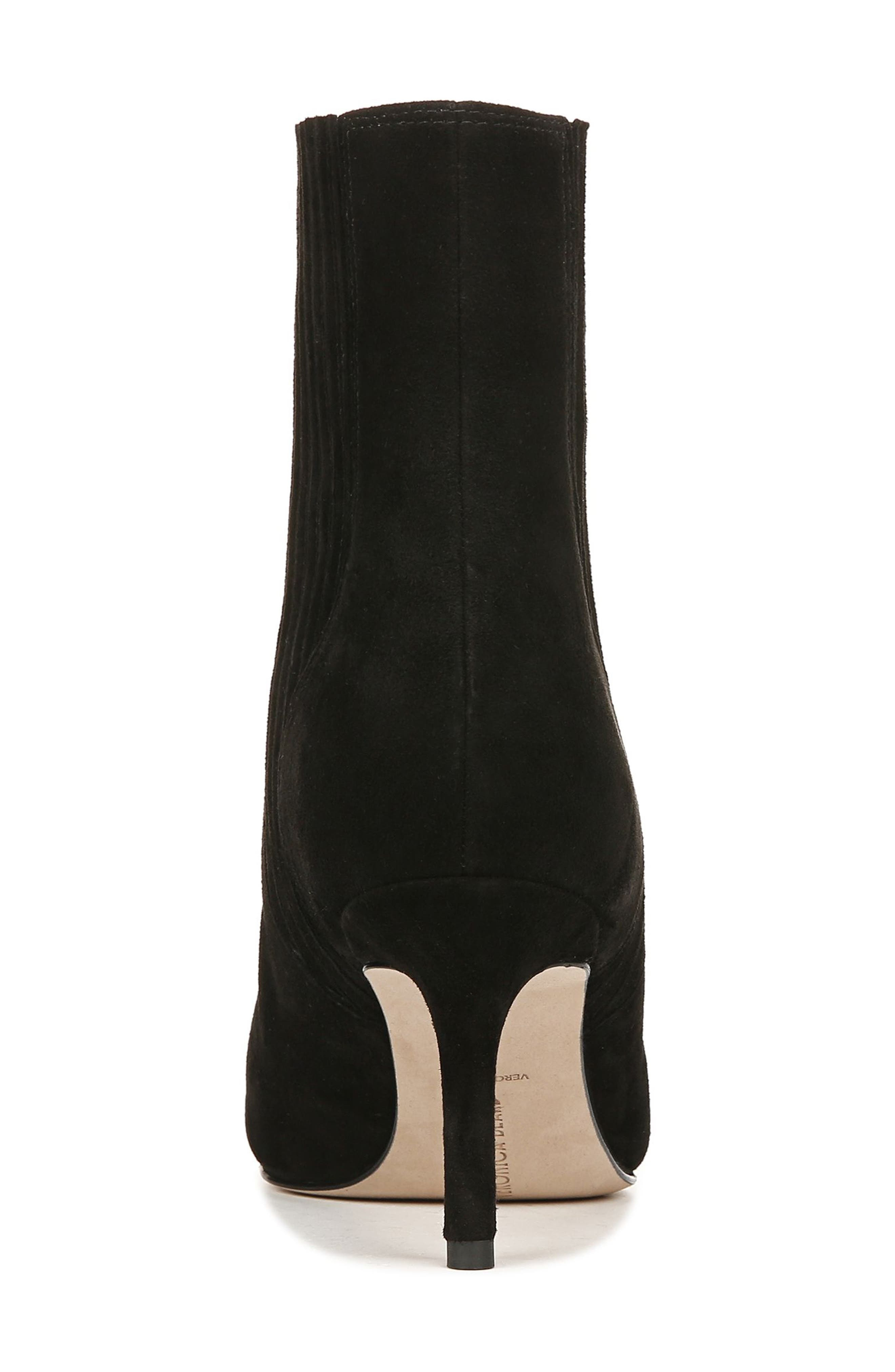 Veronica Beard Lisa 70mm Pointed Toe Bootie in Black at Nordstrom - 7