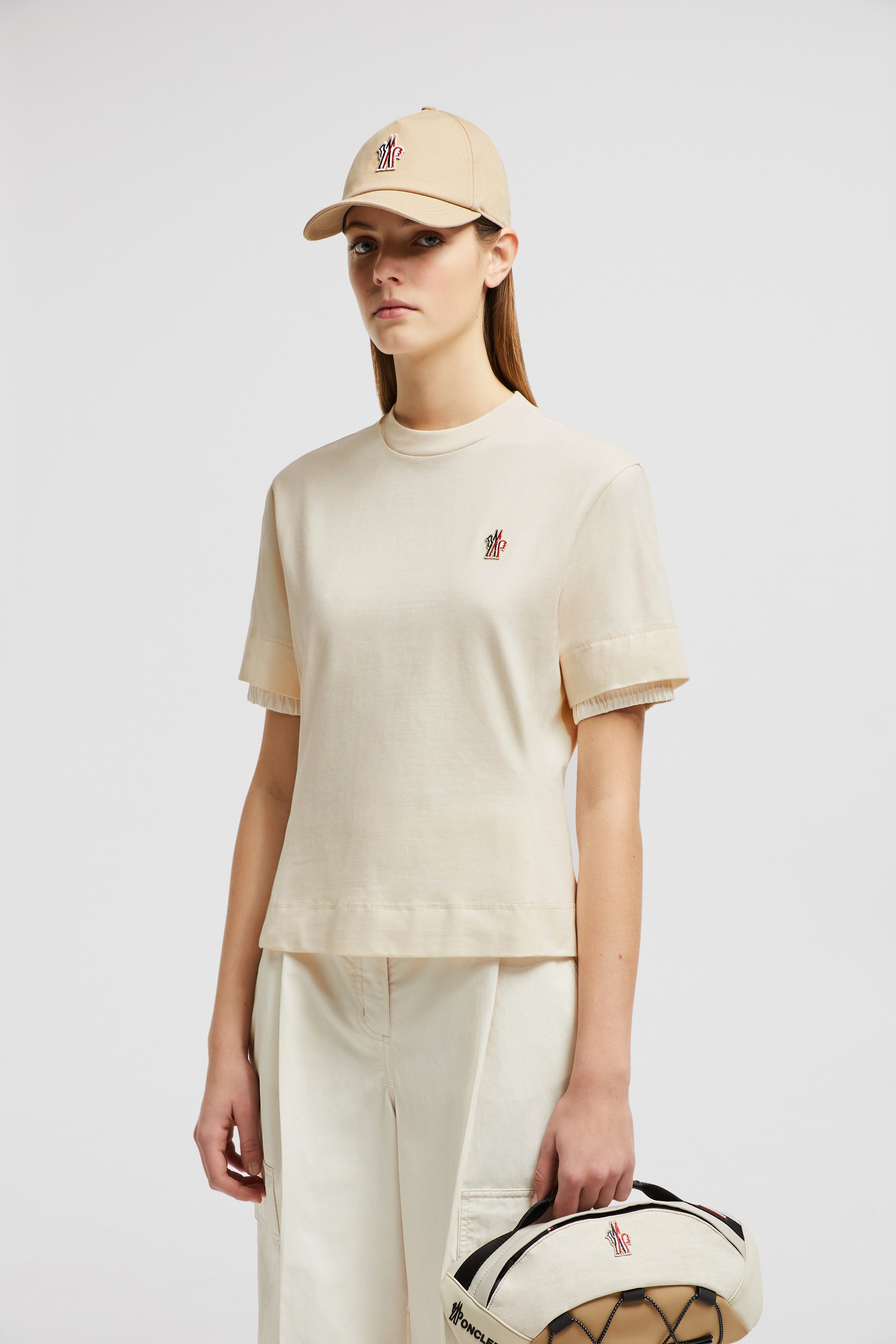 Logo Patch Cotton T-Shirt - 2