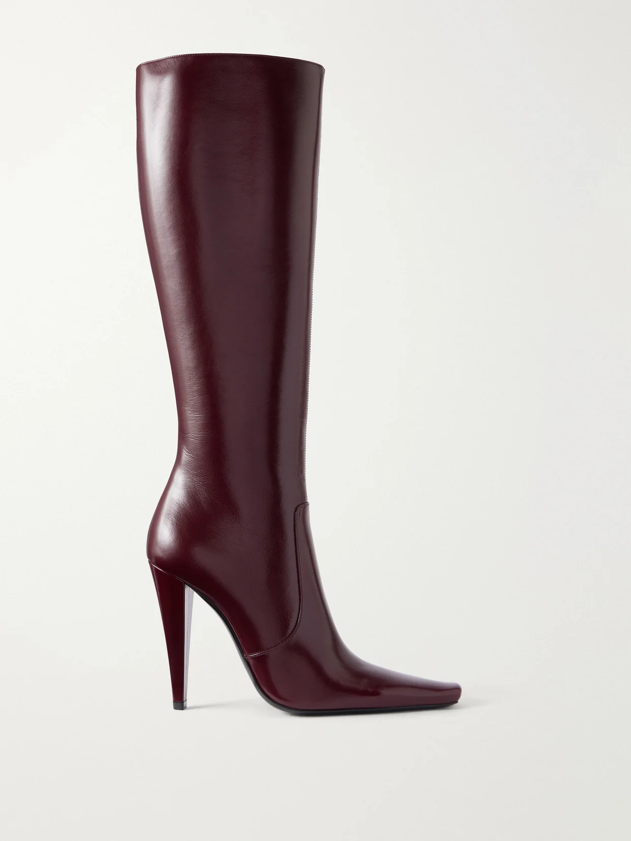77 110 Leather Knee Height Boots - 1