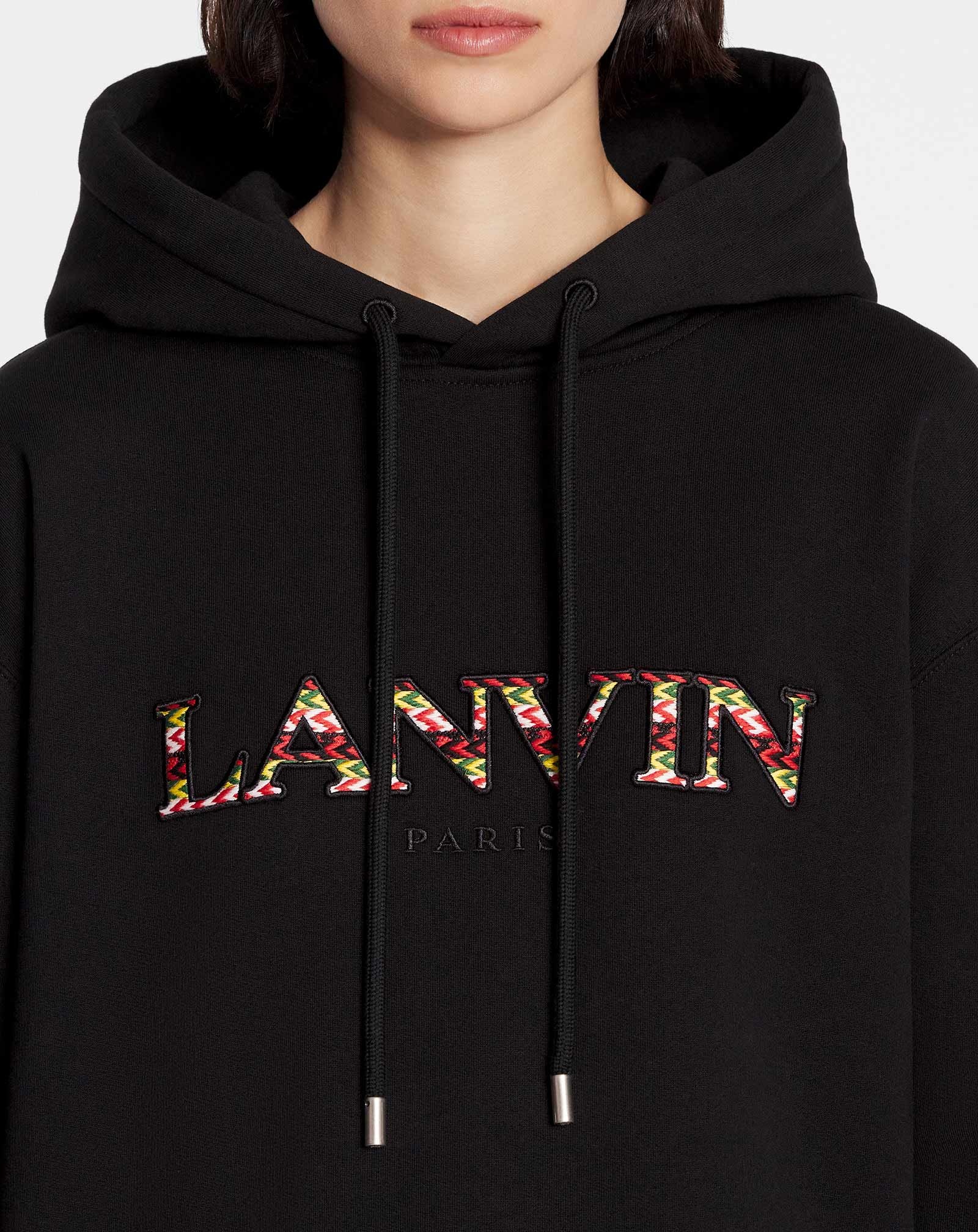 OVERSIZED EMBROIDERED CURB HOODIE - 5