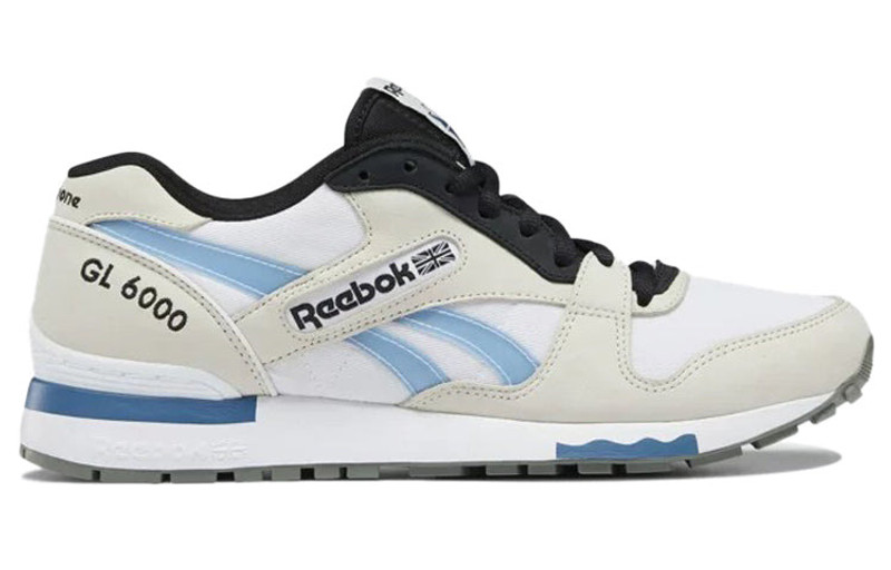 Reebok Eightyone x Reebok GL 6000 Retro Wear-Resistant Shoes/Sneakers Unisex White Blue GW8719 outlook