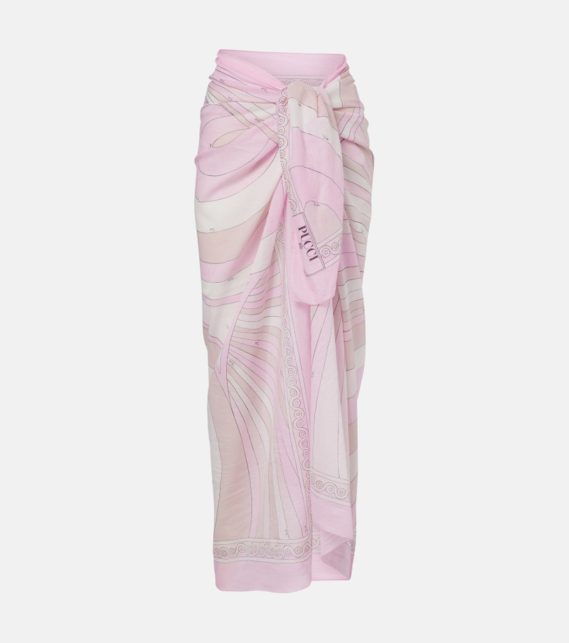Iride cotton beach cover-up 1
