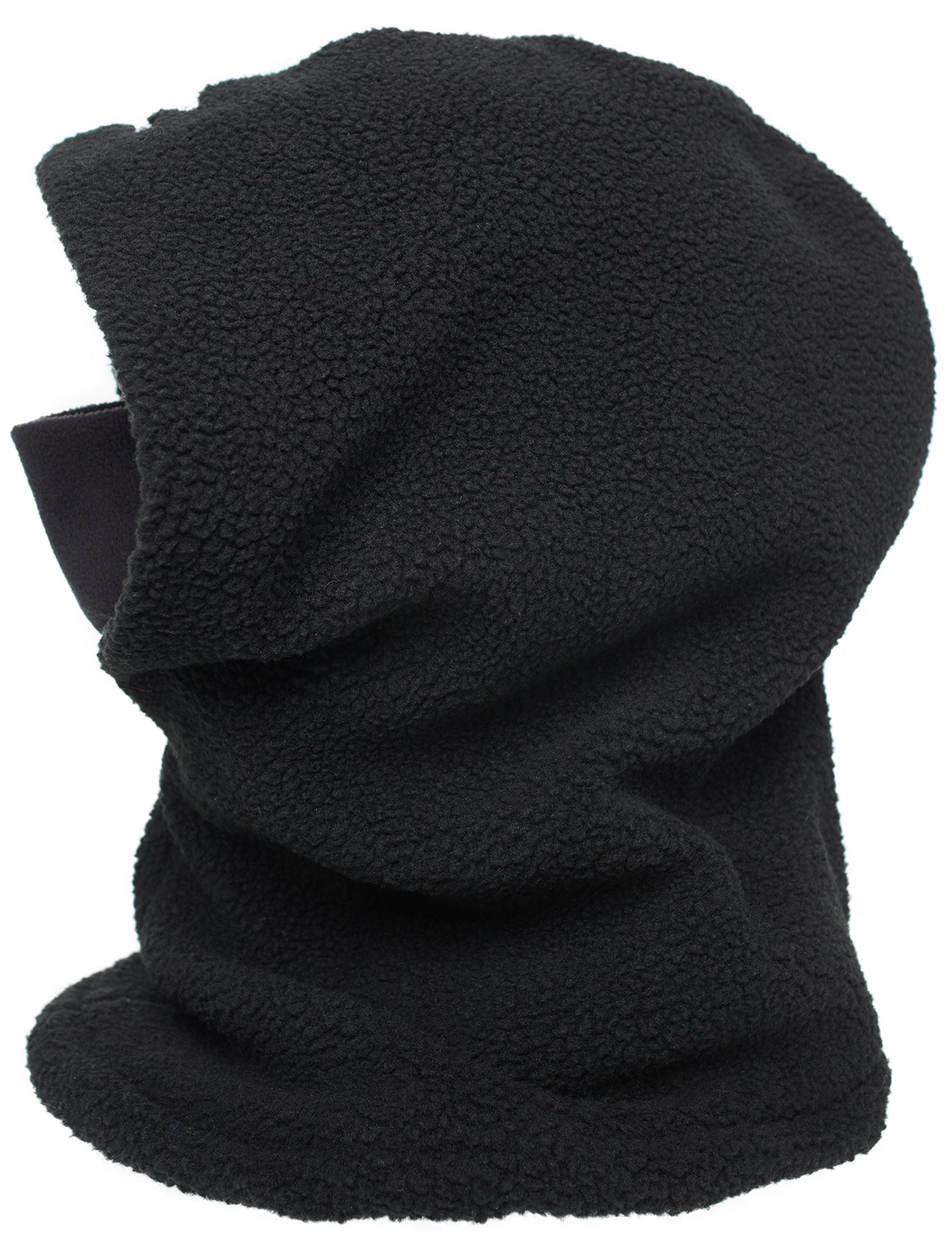 BLACK HOOD WITH LOGO - 2