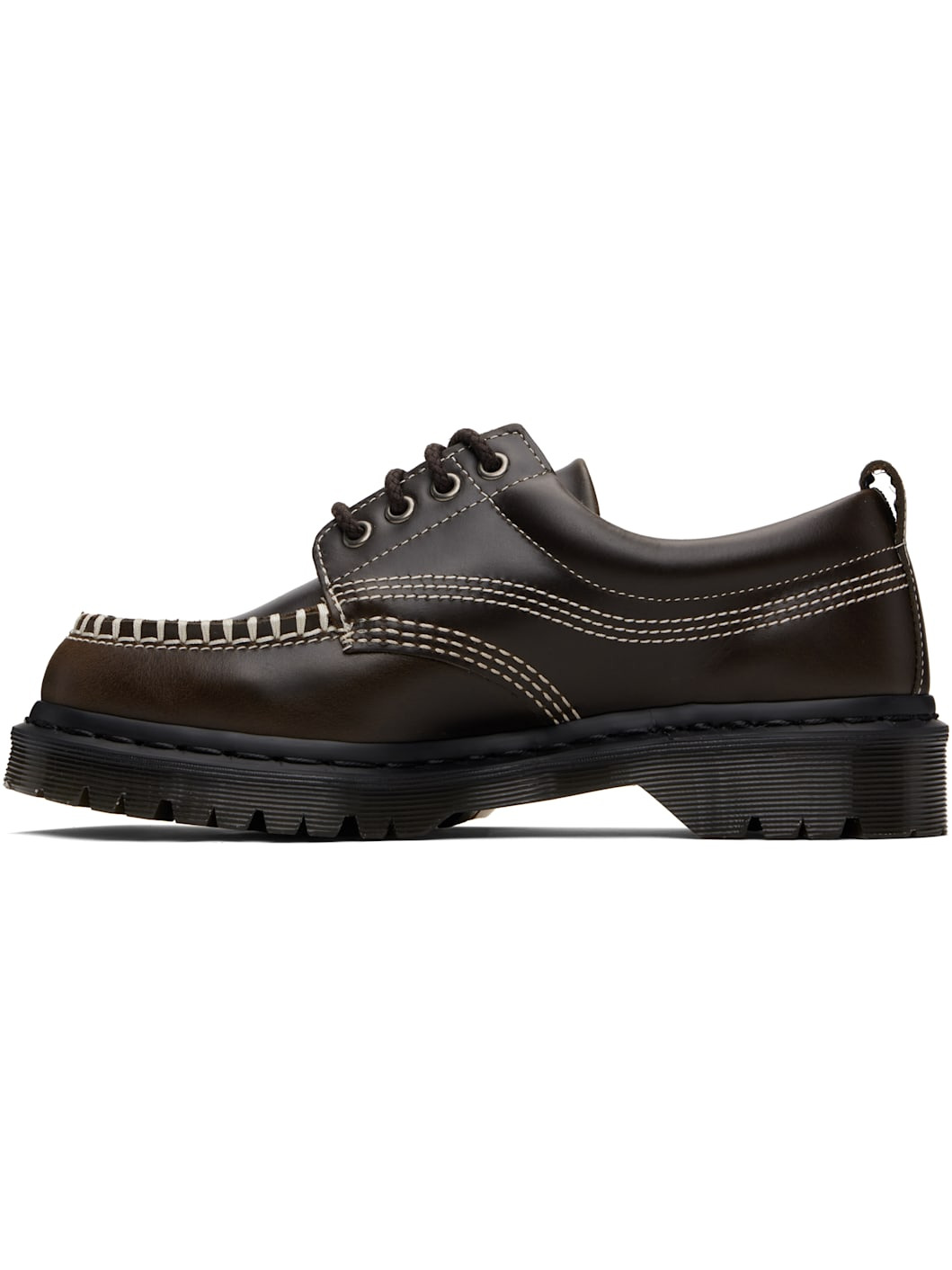 Khaki Orleans Leather Lowell Derbys - 3