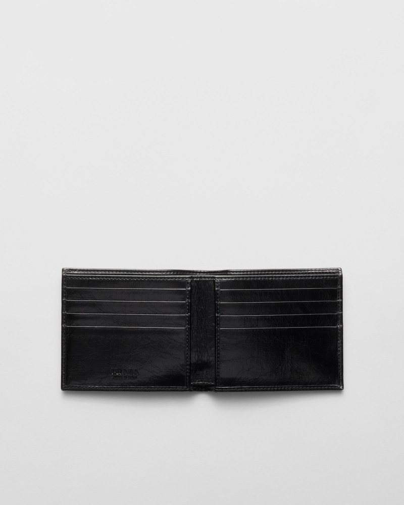 Prada Re-Nylon and leather wallet outlook