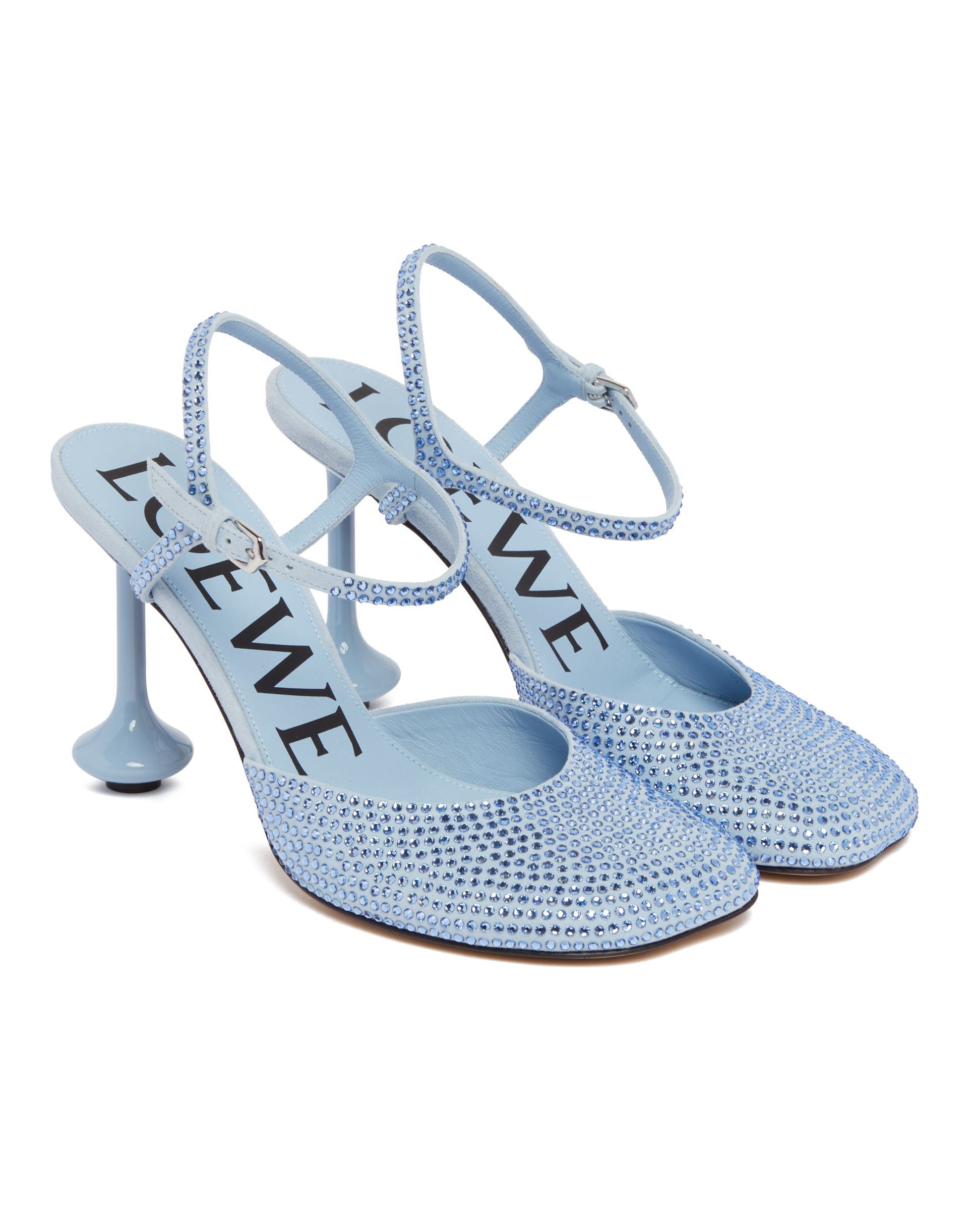 Blue Crystals Toy Ankle Strap Pumps - 3