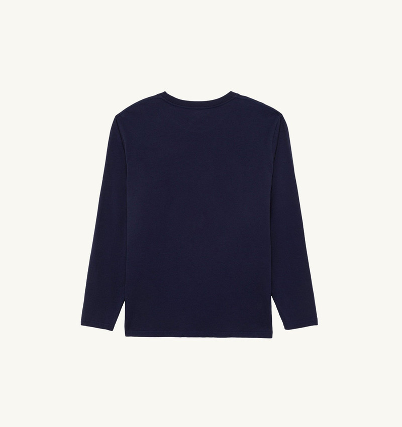 AUTRY LONG-SLEEVE EMBROIDERED LOGO TEE UNISEX outlook