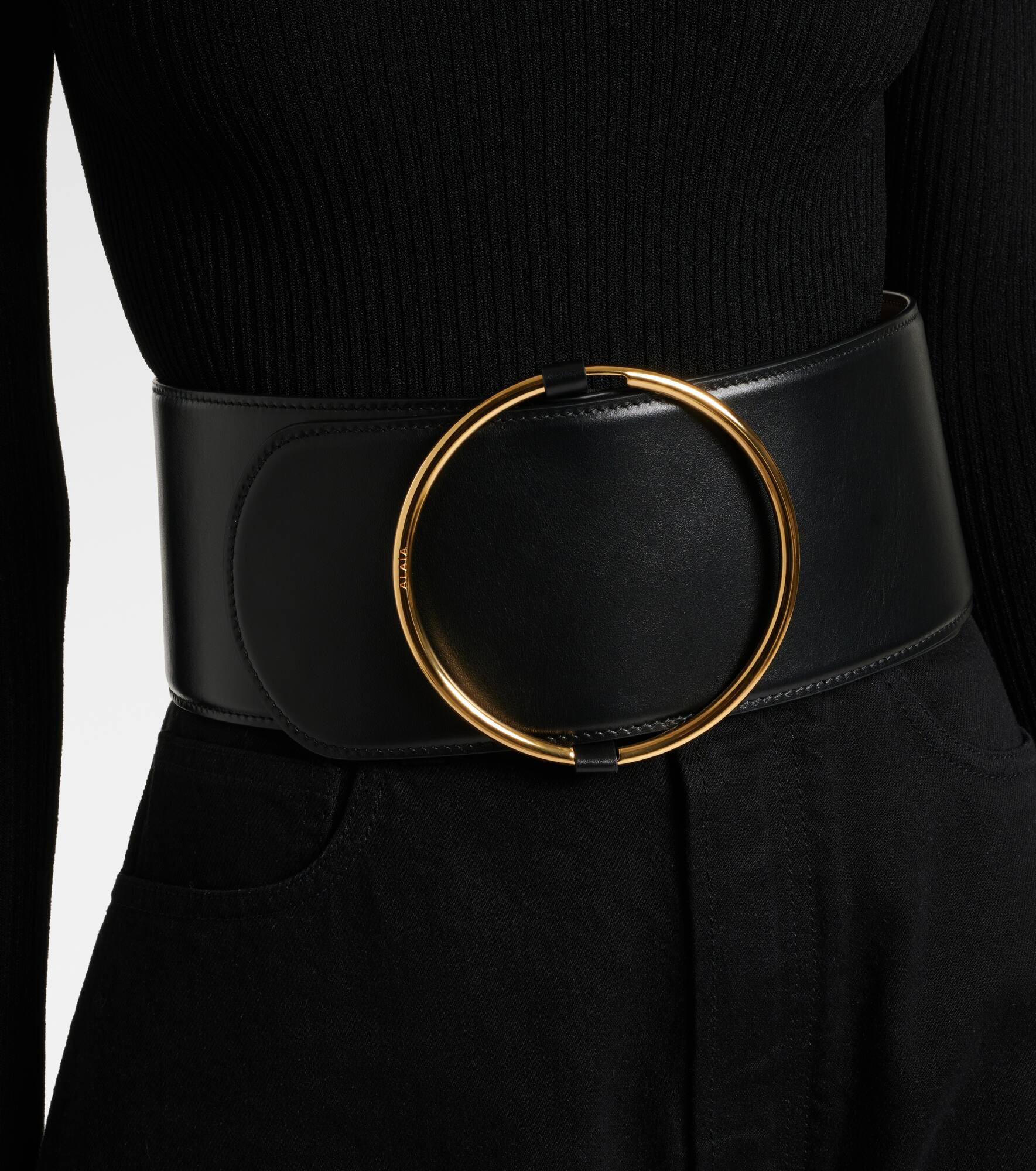 Ring leather belt - 2
