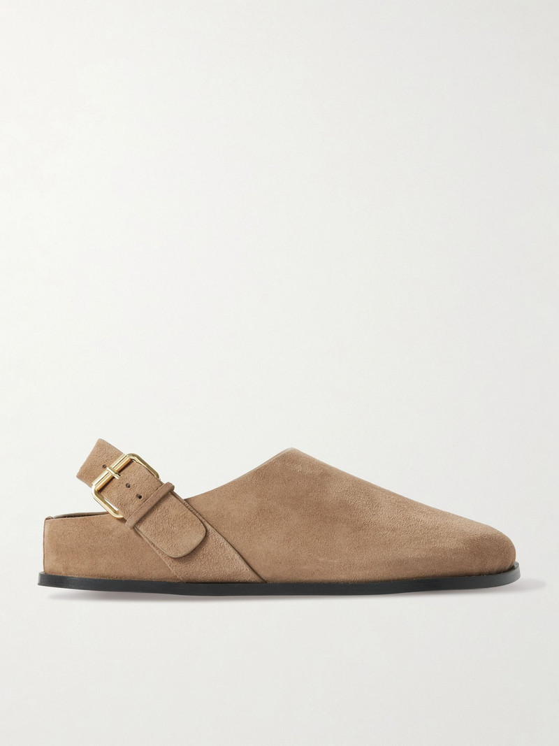 Louis suede slingback clogs Taupe - 1