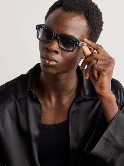 CUTLER AND GROSS + The Great Frog Square-Frame Acetate and Silver-Tone Sunglasses outlook