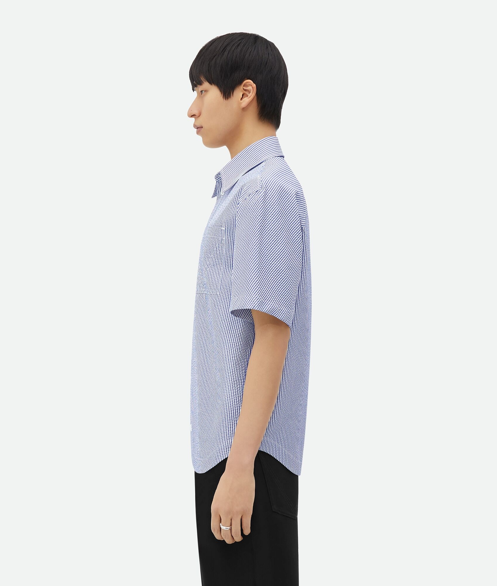 Relaxed Fit Short-Sleeved Nylon Shirt - 2