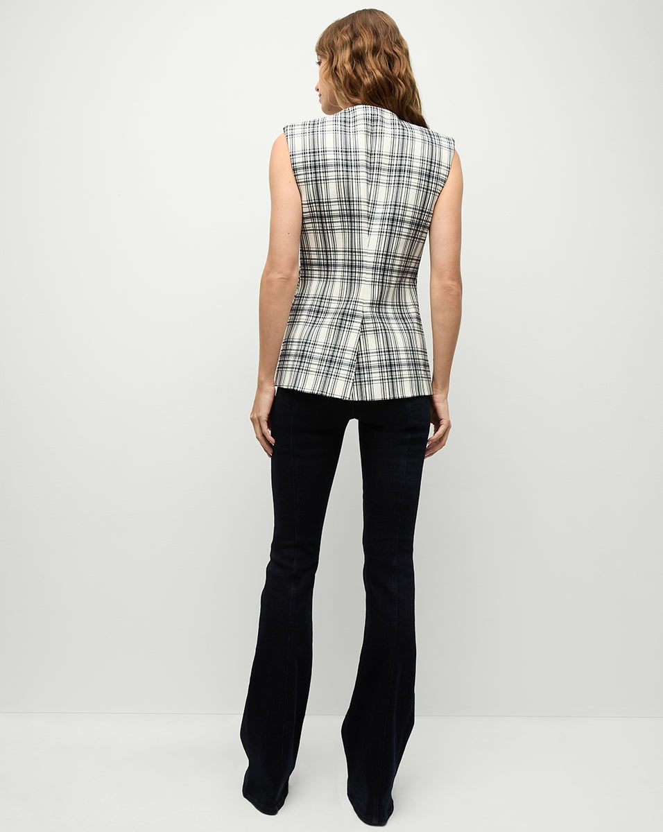 TAMARA PLAID VEST - 6