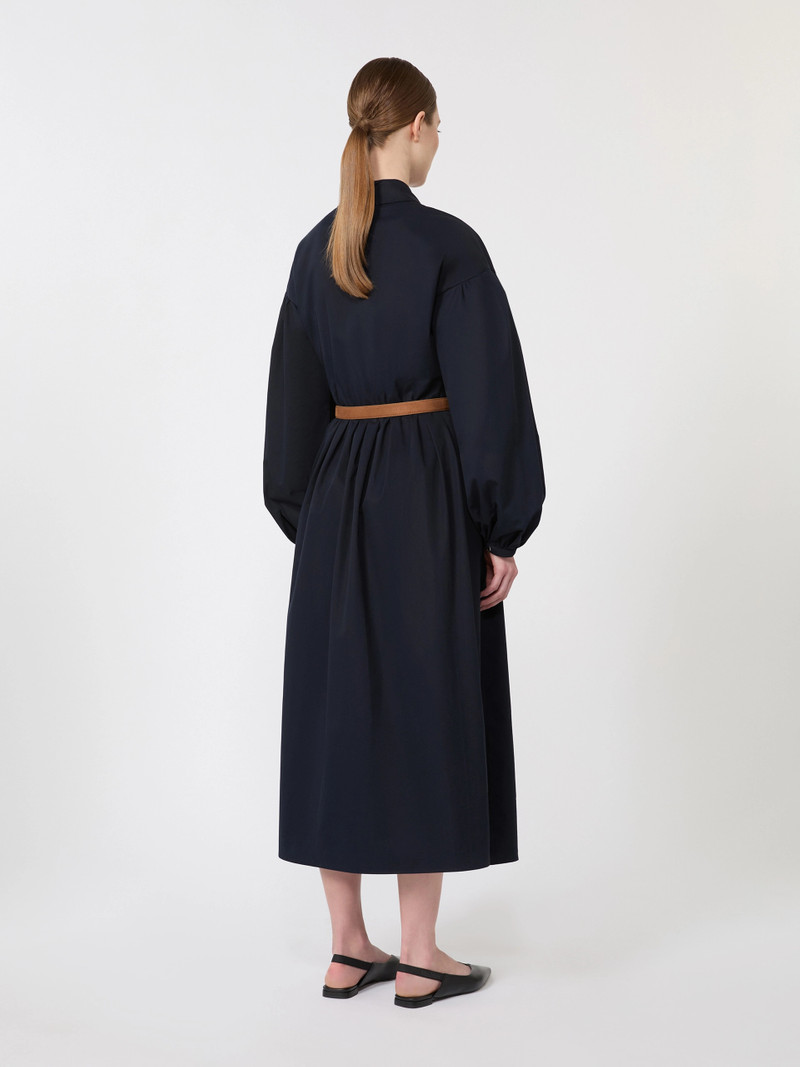 MARMO Cotton shirt dress - NAVY 4