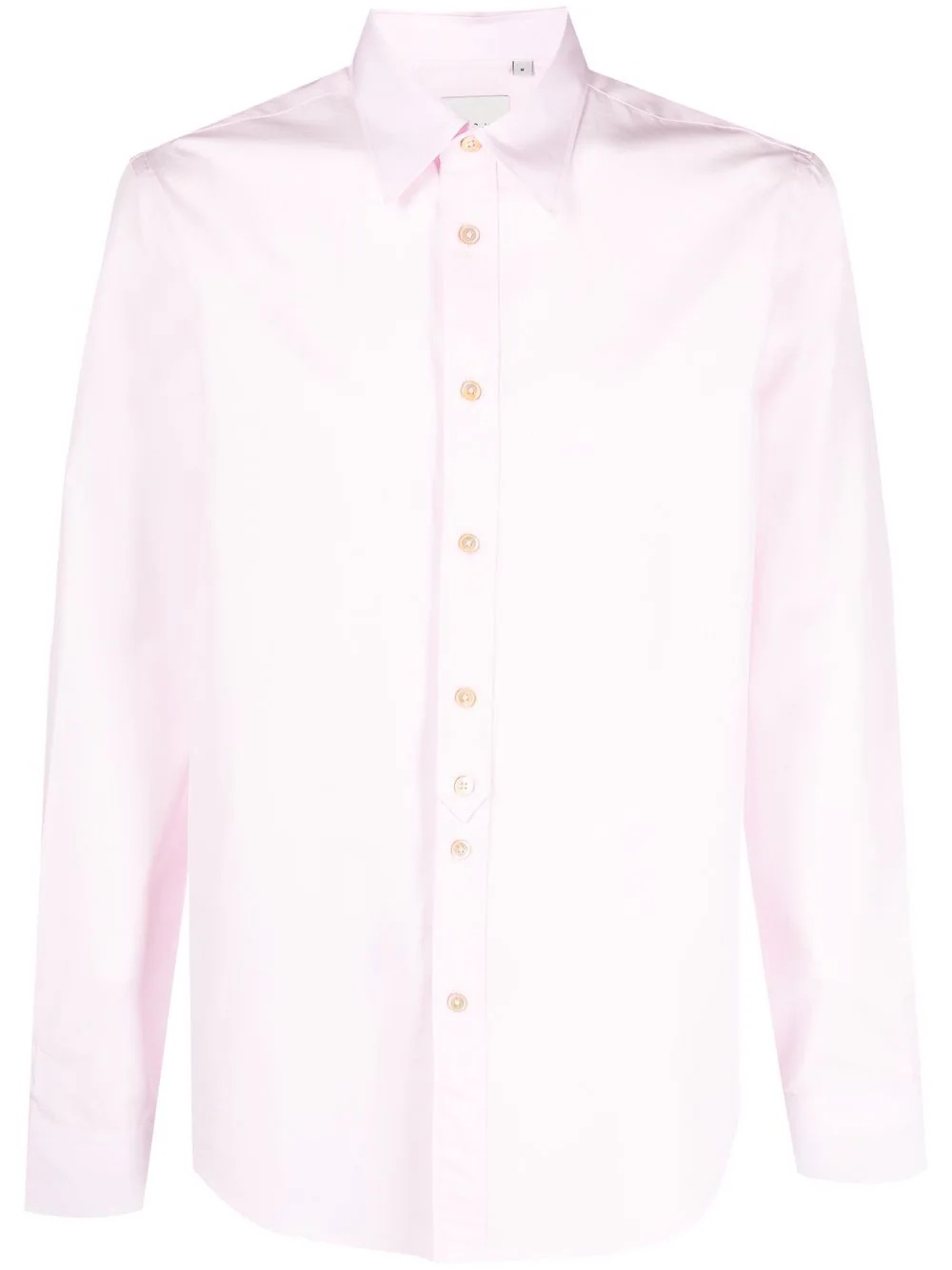 long-sleeved cotton shirt - 1