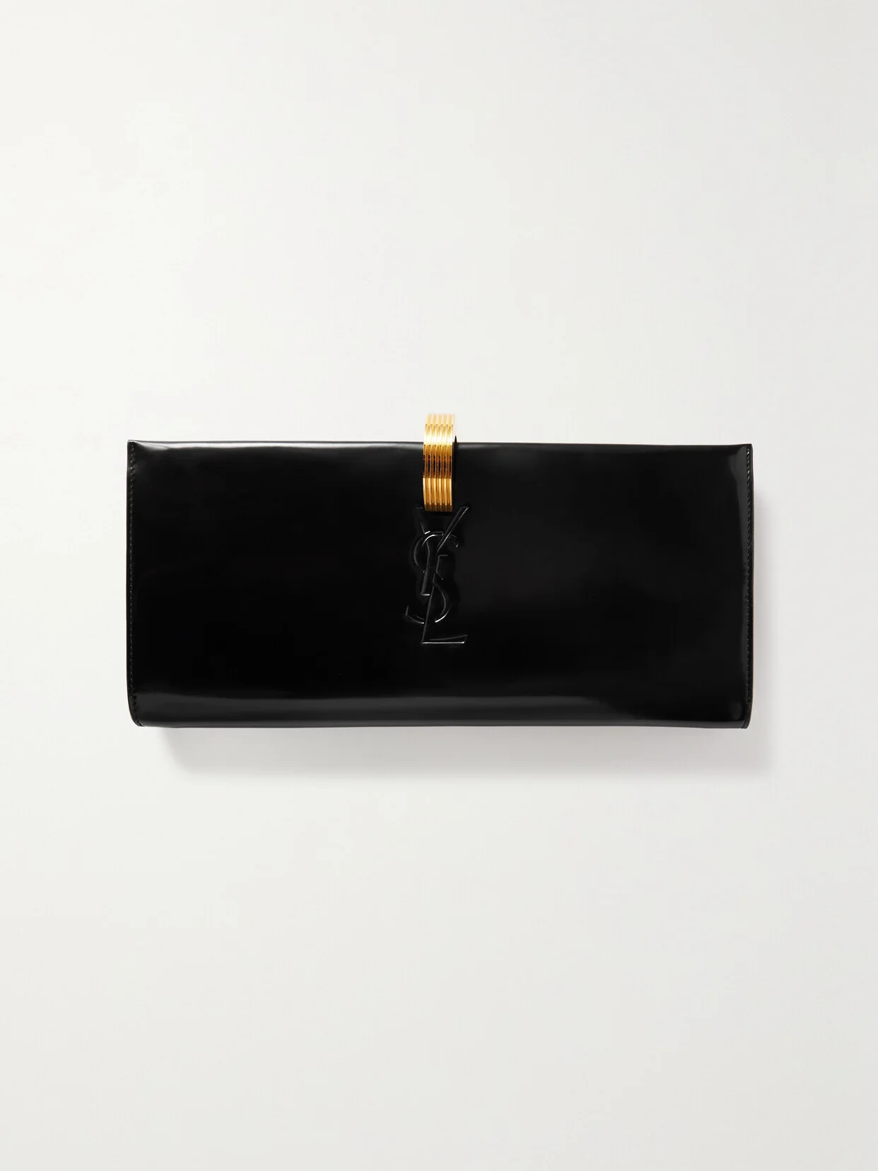 Daria Patent-leather Clutch - 1