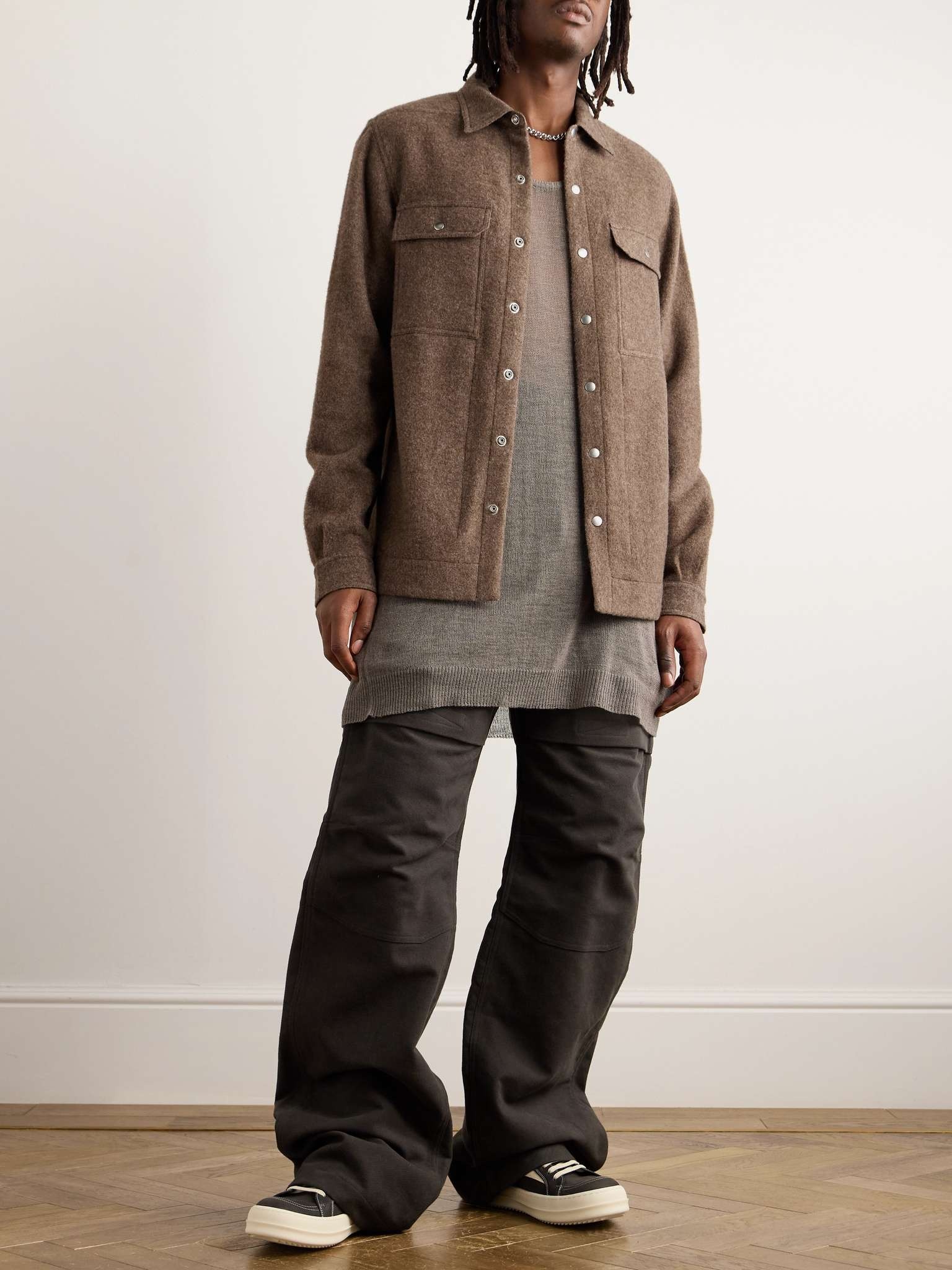 Lodenette Brushed-Wool Overshirt - 2