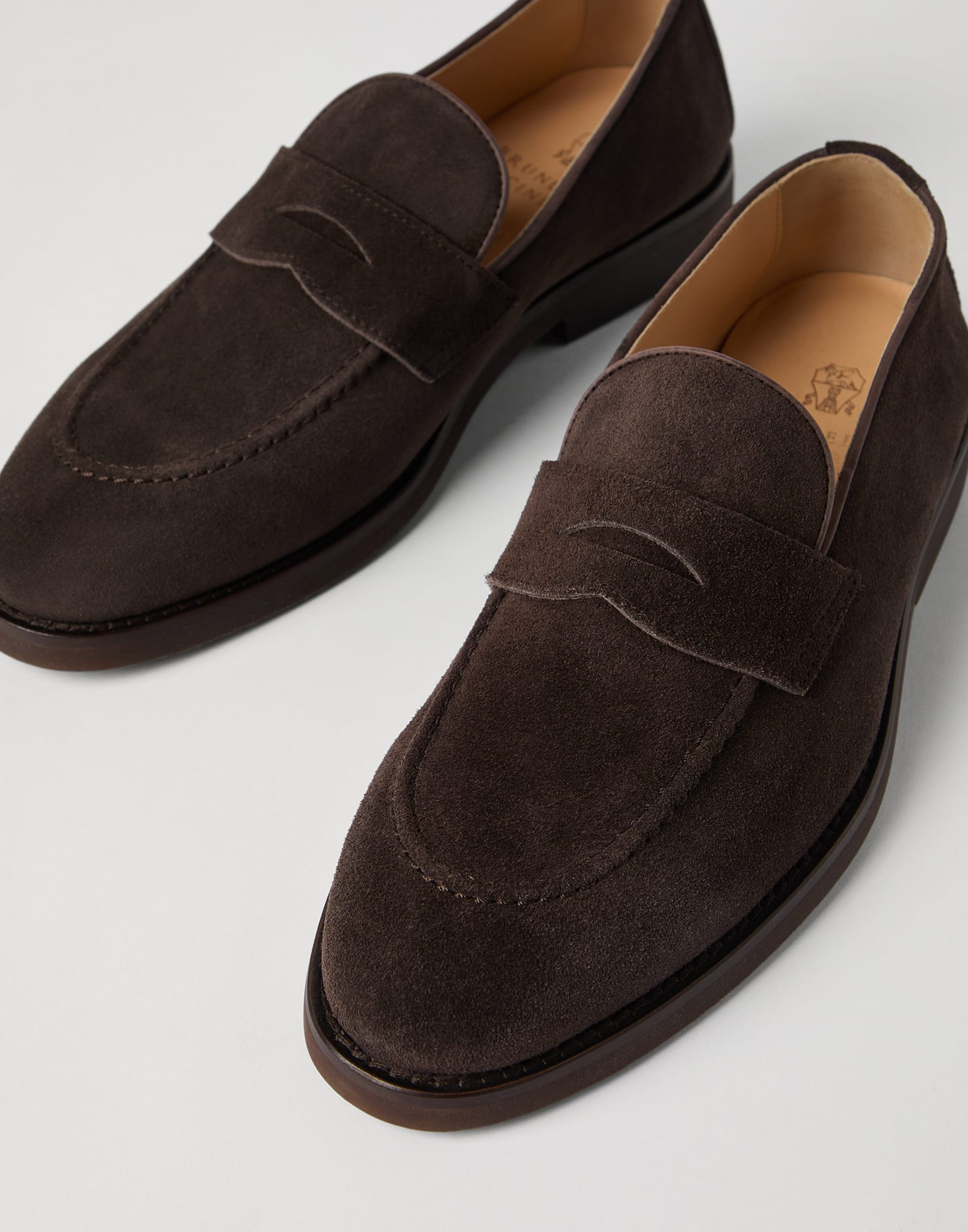 Suede penny loafers - 3