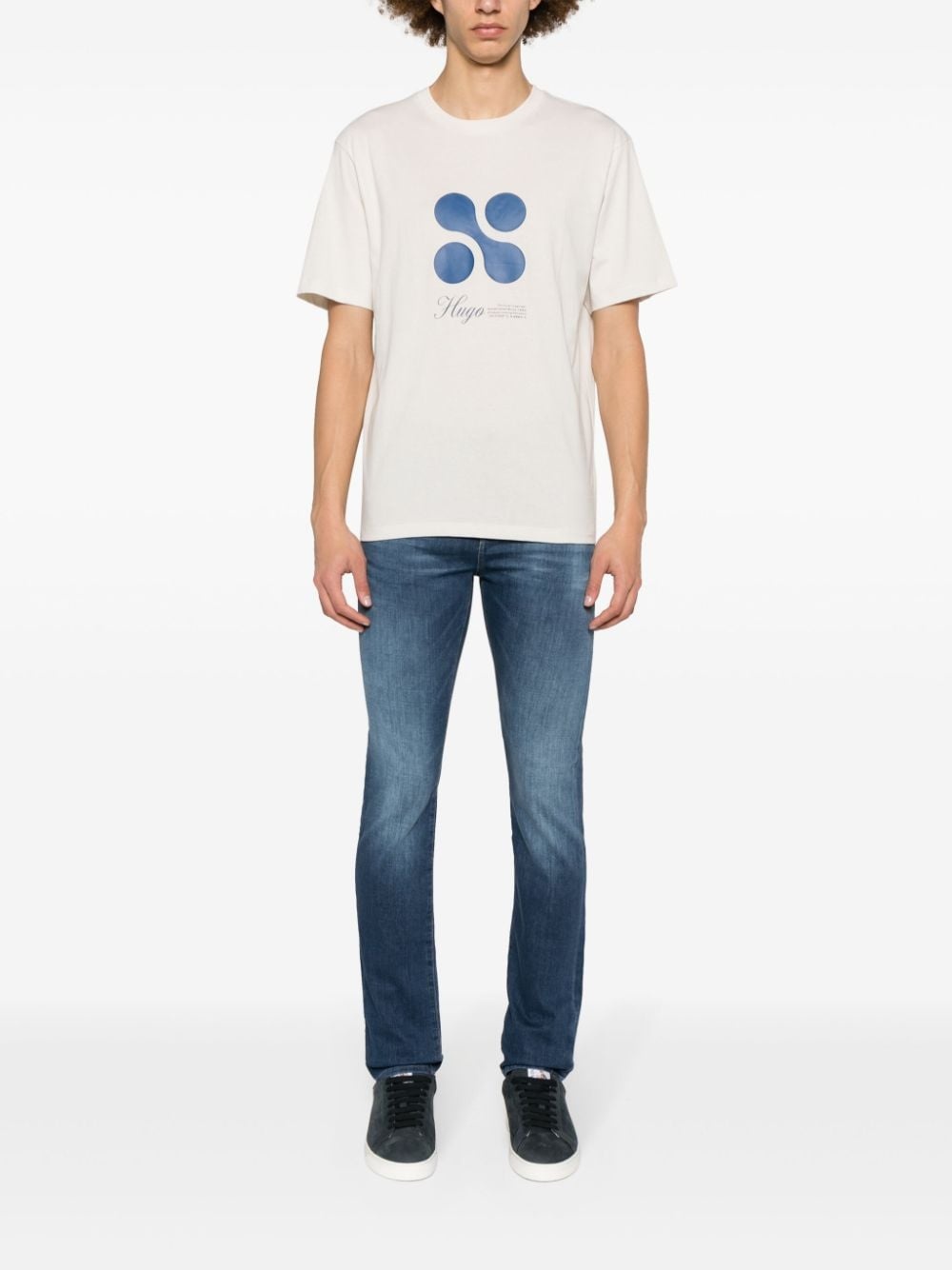 mid-rise straight-leg jeans - 2