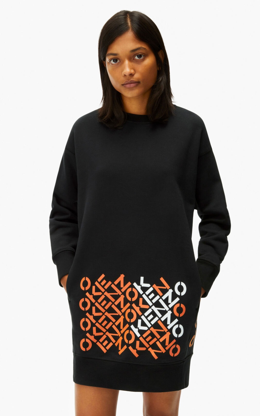 KENZO Sport multi X sweatshirt dress - 4