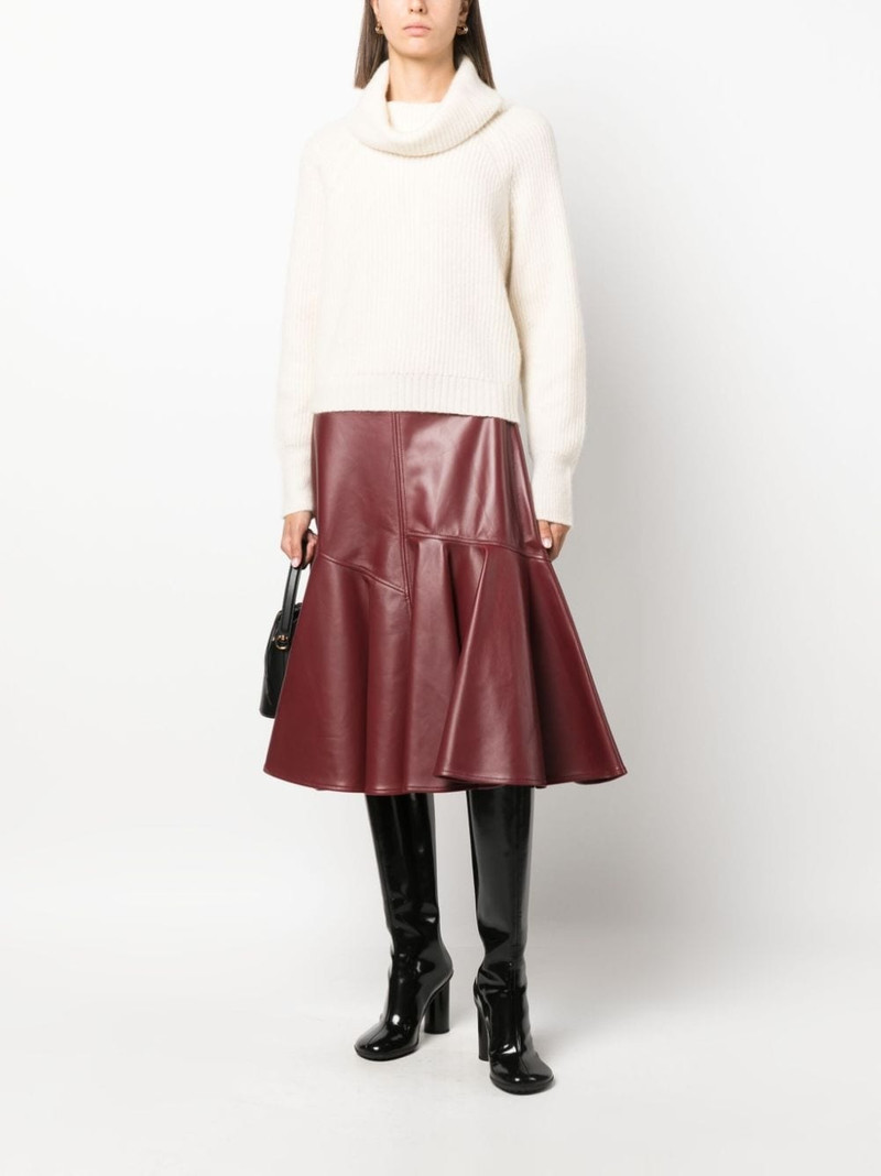 Allude cowl-neck fine-knit jumper outlook