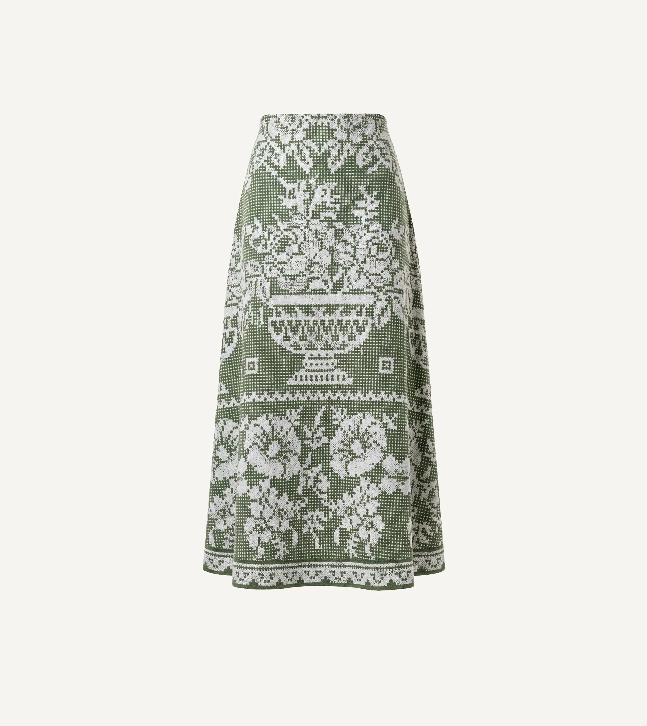 JASMINE ANKLE SKIRT | VERDANT FLIGHT - 1