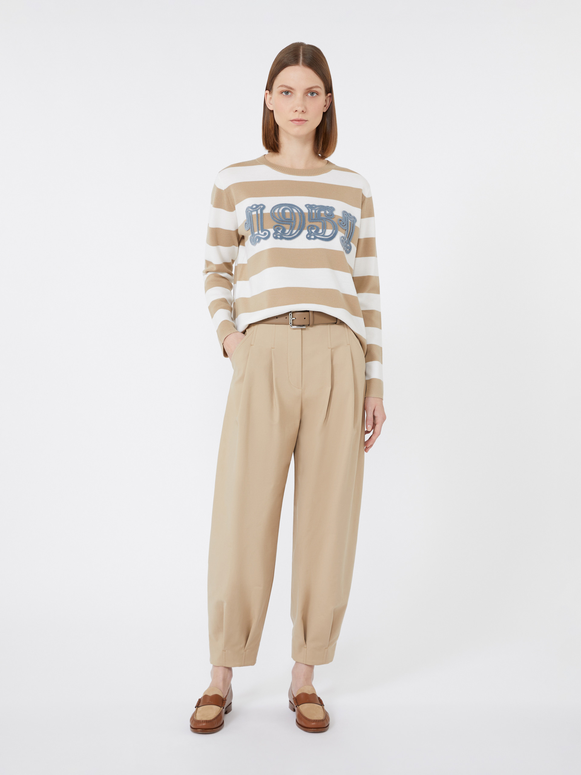 VITERBO Embroidered wool sweater - 2