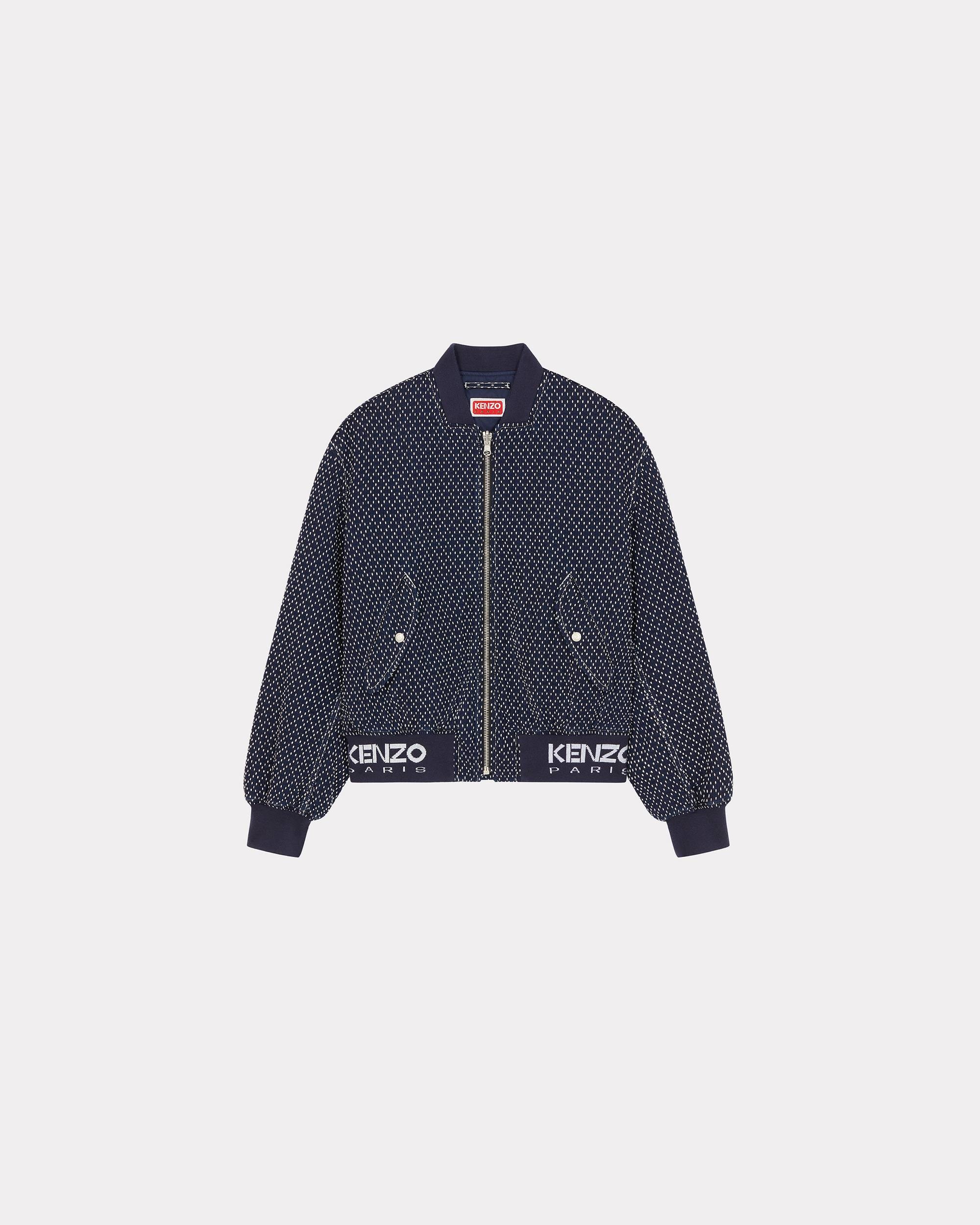 'KENZO Sashiko Stitch' denim bomber jacket - 1