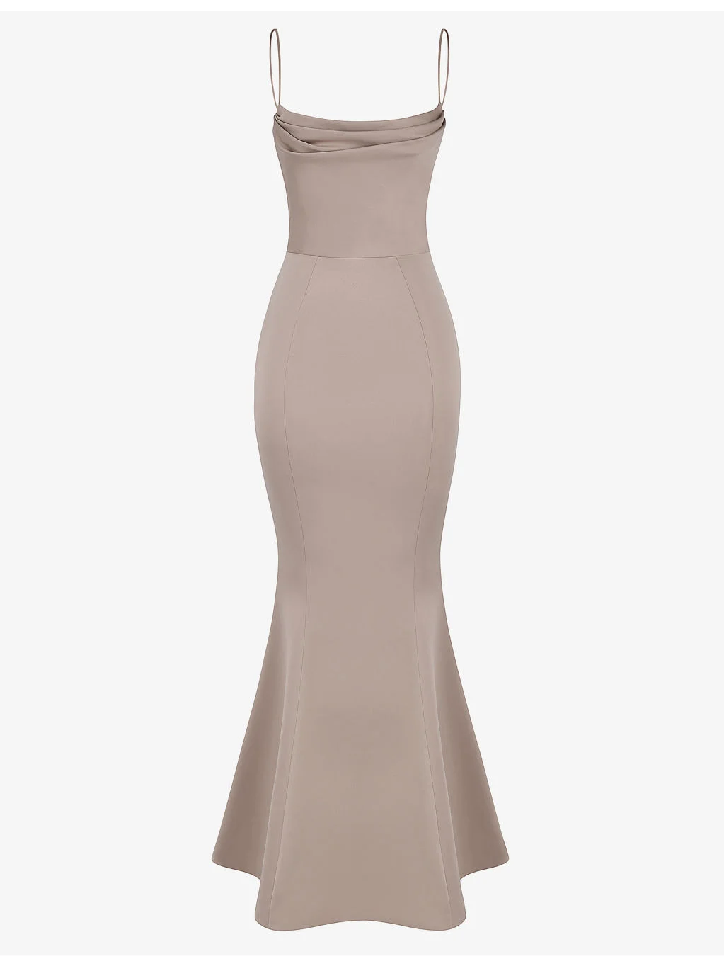 Violette fishtail-hem woven maxi dress - 1