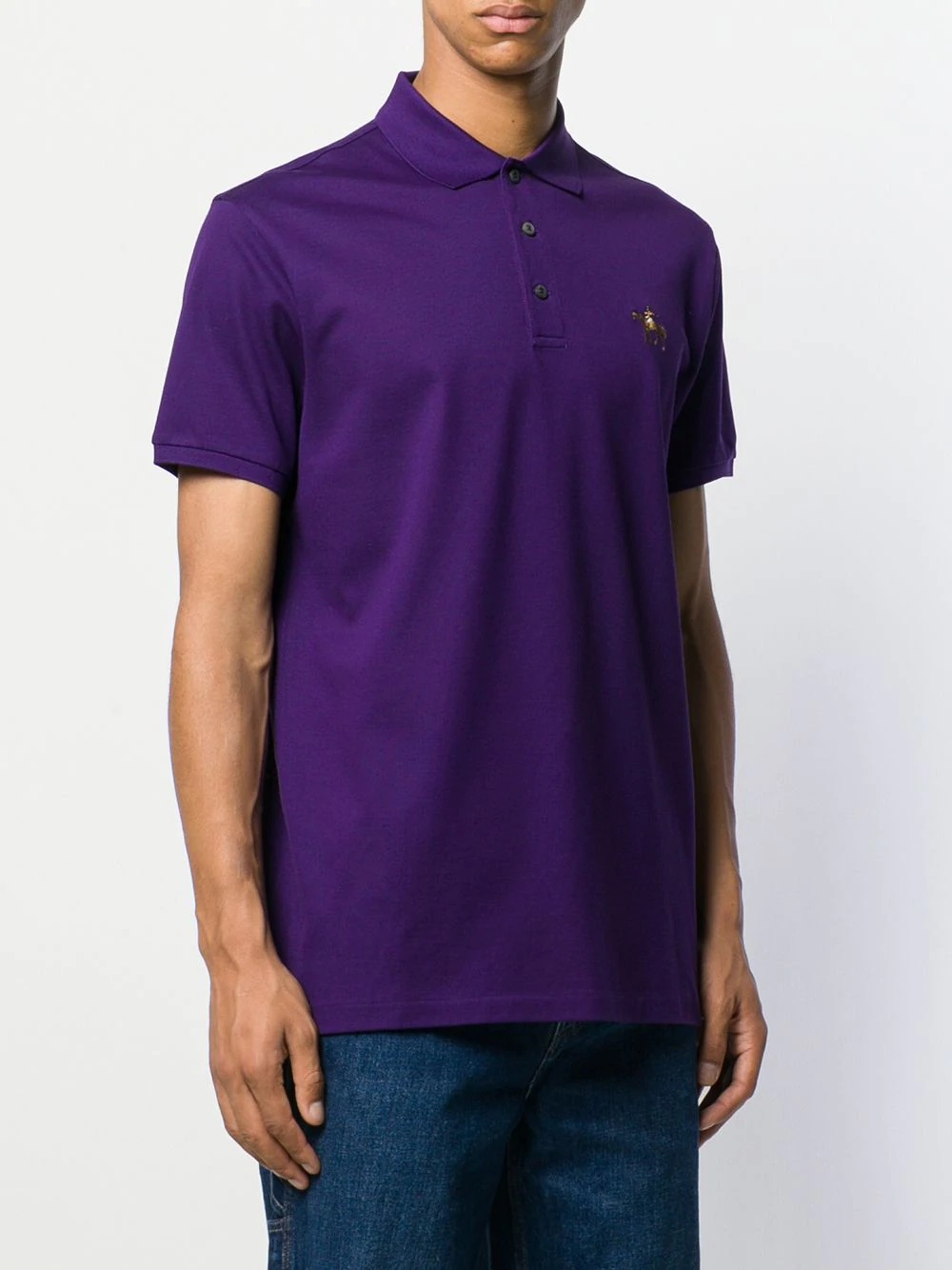 short-sleeved polo shirt - 3