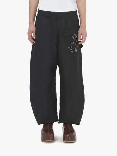 JW Anderson TWISTED JOGGERS WITH ANCHOR LOGO PRINT outlook