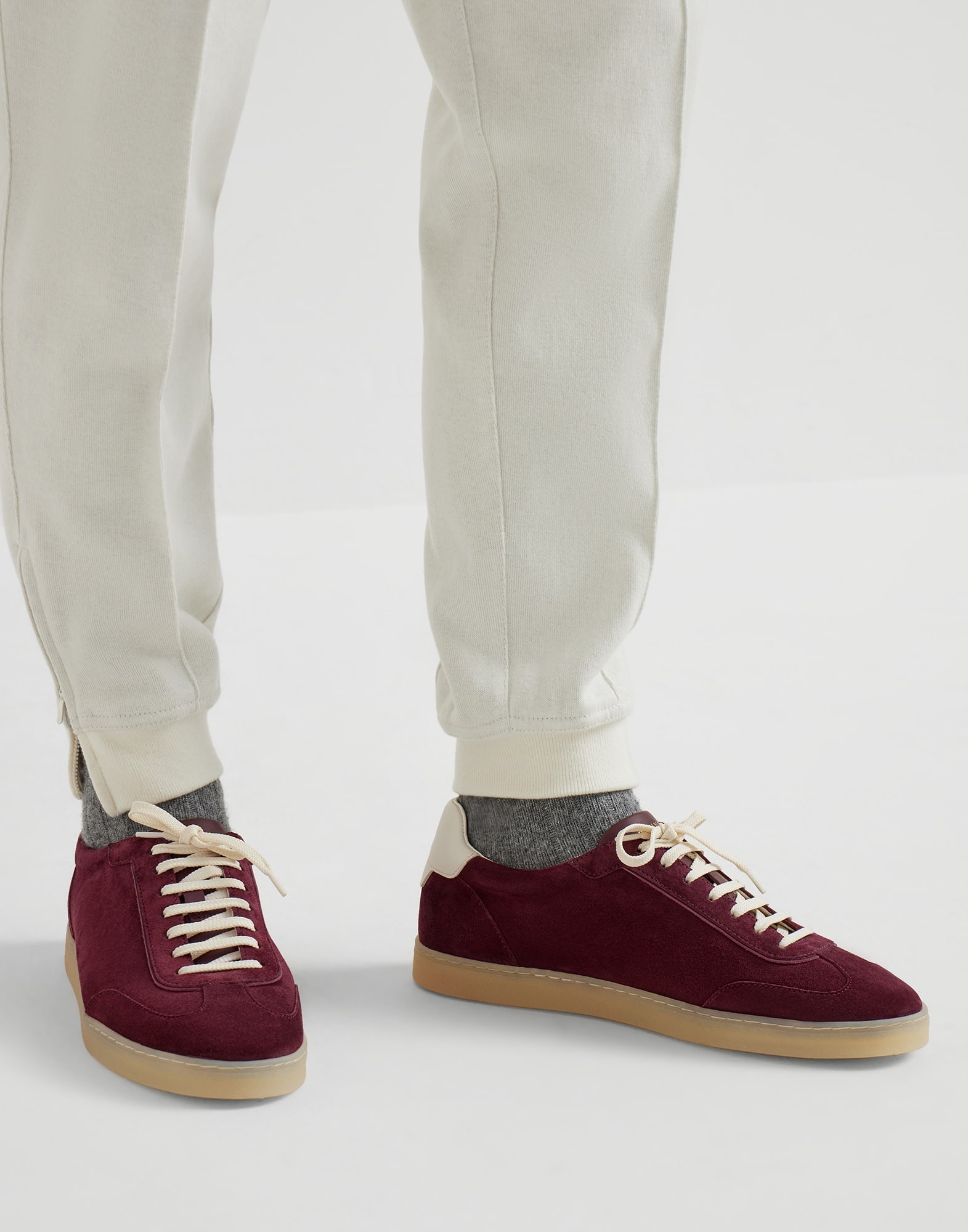 Washed suede sneakers - 4