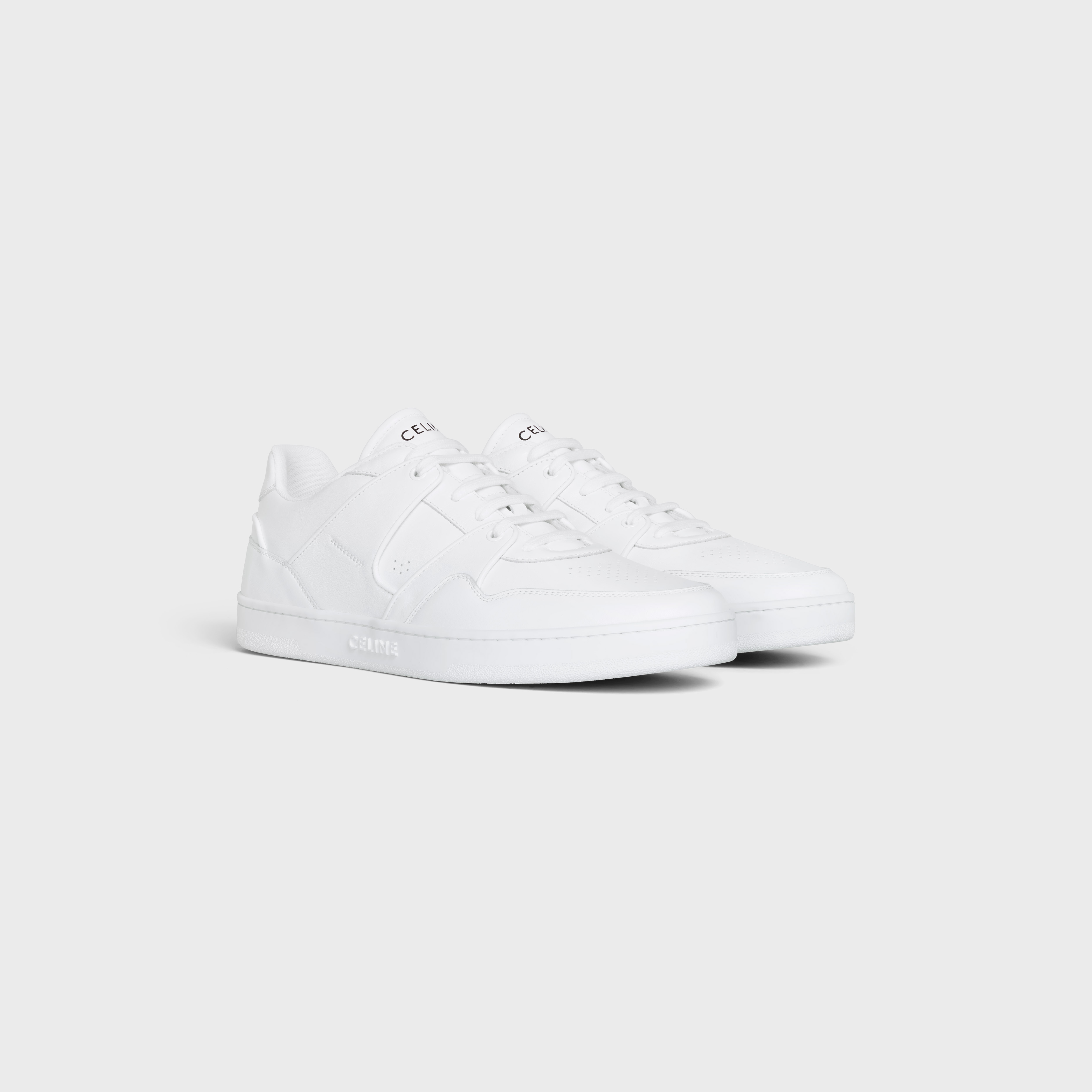 CT-04 CELINE TRAINER LOW LACE-UP SNEAKER in CALFSKIN - 2